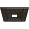 Ekena Millwork Eris Ceiling Medallion (Fits Canopies up to 9 7/8"), 18"W x 18"H x 3 1/2"ID x 1 1/8"P, Stone Hearth CM18ERSHF - alternate 3